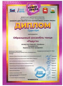 Образцовый коллектив ансамбль танца &laquo;Радуга&raquo;
