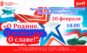Праздничный концерт посвященный Дню защитника Отечества
