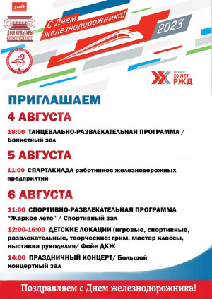 День железнодорожника 2023