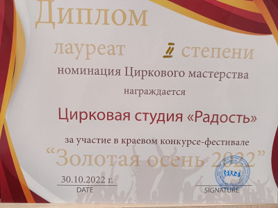Народная цирковая студия "Радость"