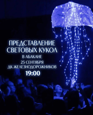 Представление световых кукол. Театр Николая Зыкова